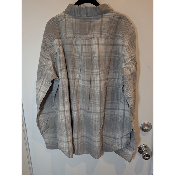 Old Ranch Plaid Button Down Shirt Long Sleeve Mens Large 100% Organic CottonNew - Picture 2 of 9